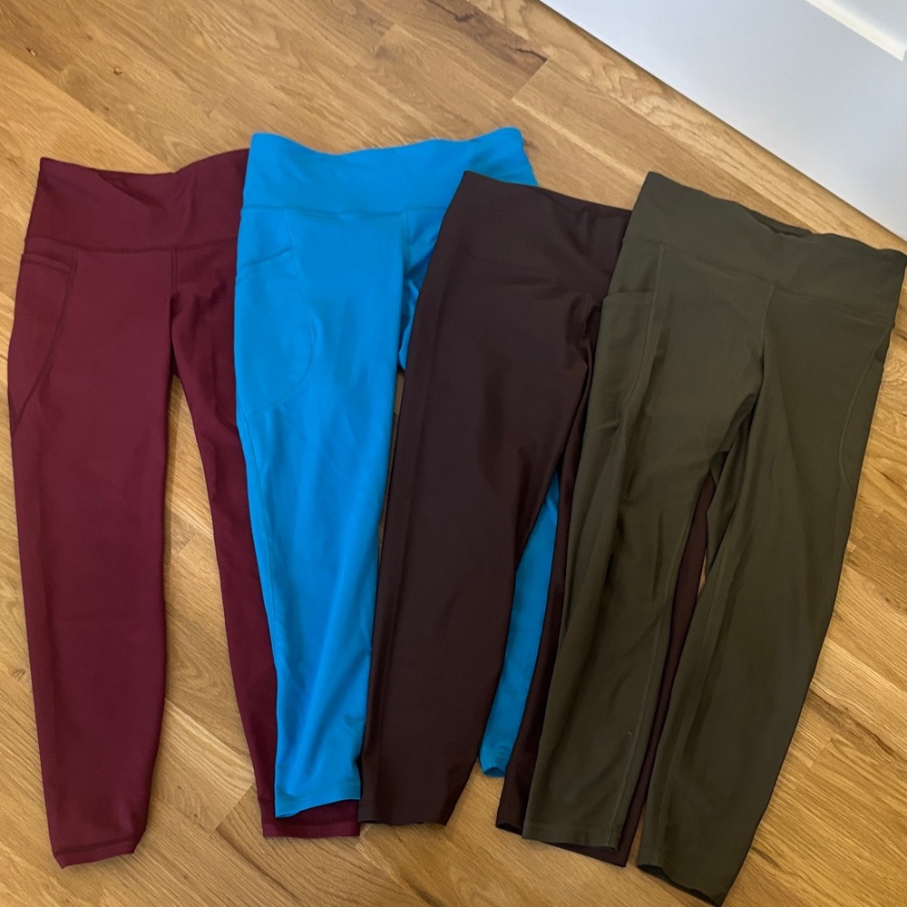 Old Navy Women's Leggings - Maroon, Sky Blue, Chocolate, Olive